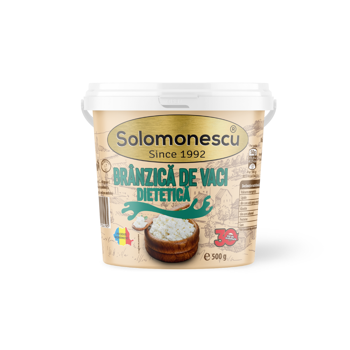 Brânzică de vaci dietetică